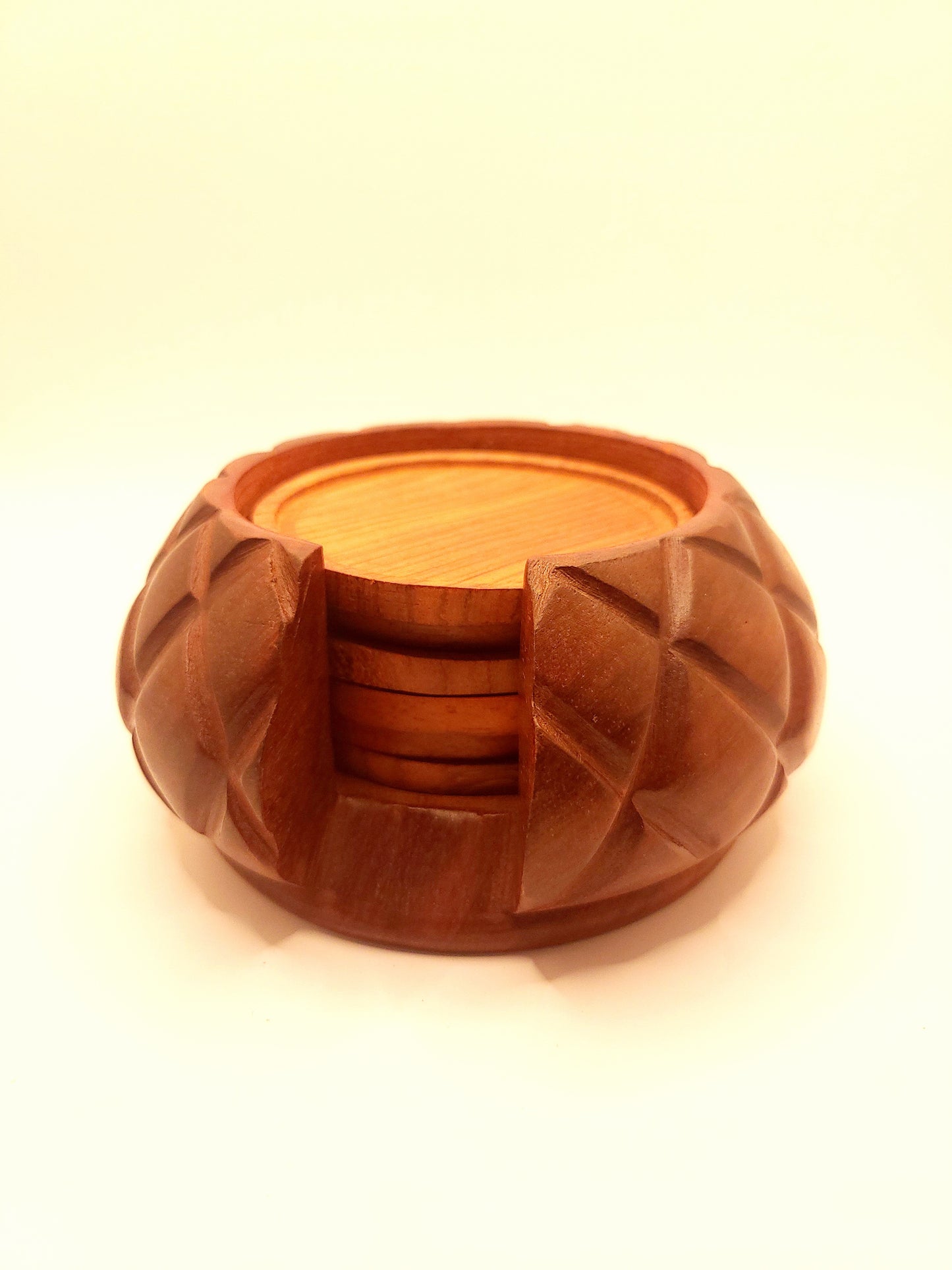 Toukoushueaup (Pineapple) motif coaster set