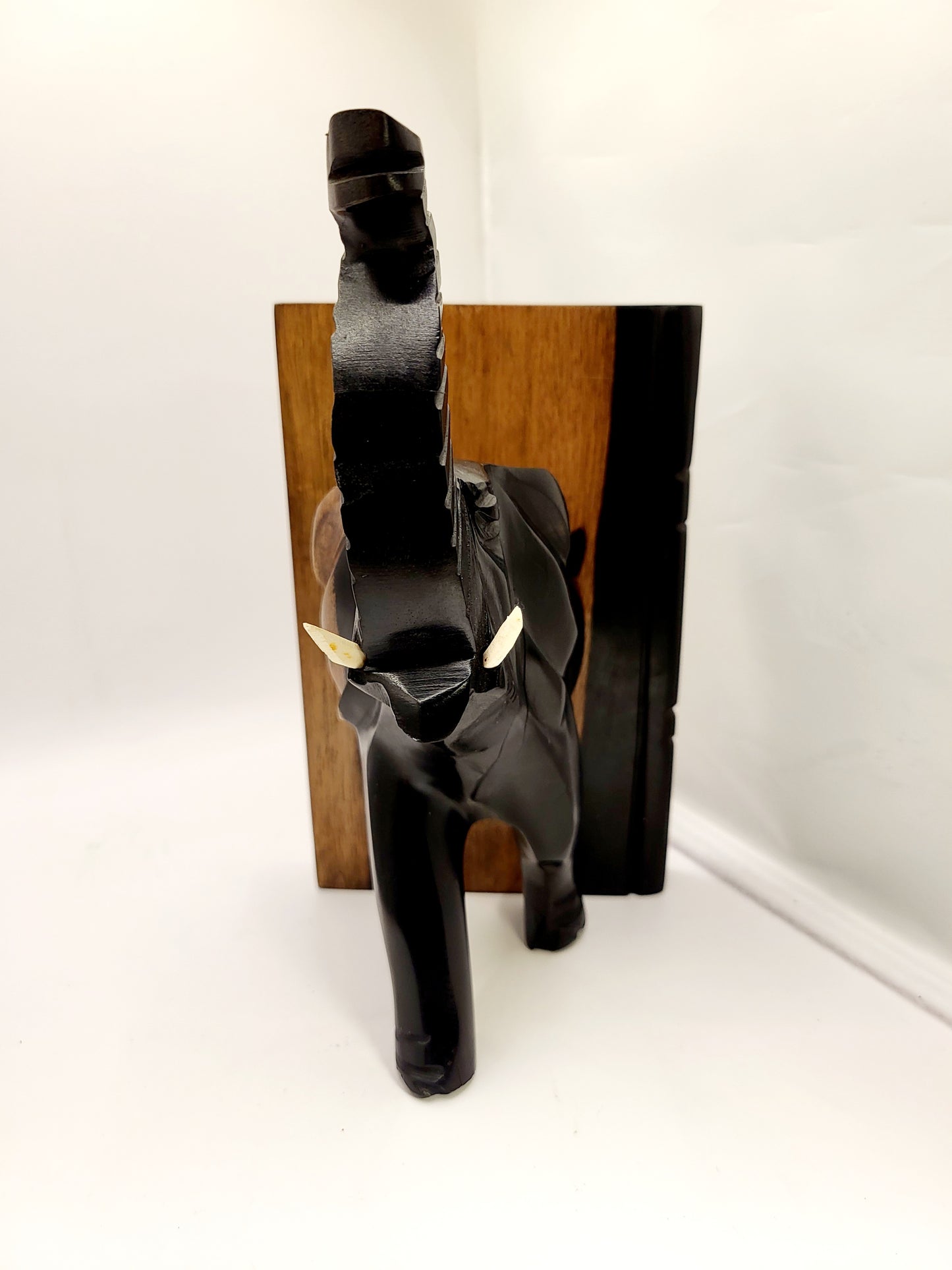 Elephant themed Bookends (with cow bone tusks)